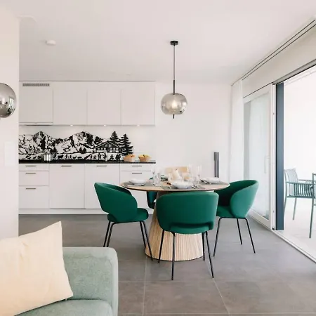 Apartamento Moench In See- Und Bergnaehe, Modern, Mit Balkon, 4 Gaeste *