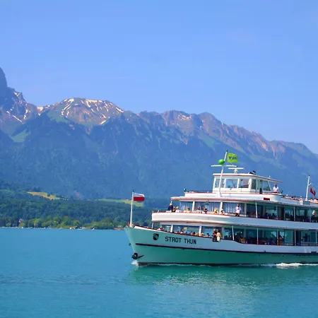 Moench In See- Und Bergnaehe, Modern, Mit Balkon, 4 Gaeste Apartamento Spiez