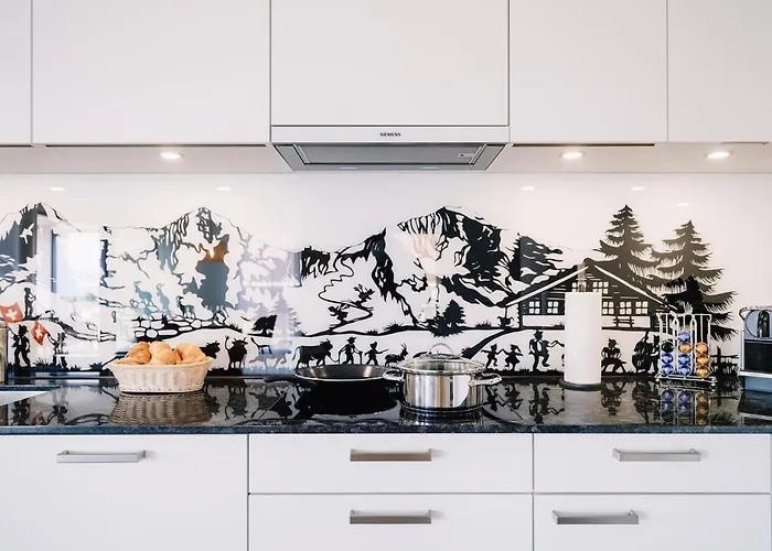 Moench In See- Und Bergnaehe, Modern, Mit Balkon, 4 Gaeste