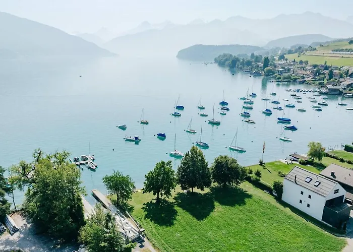Moench In See- Und Bergnaehe, Modern, Mit Balkon, 4 Gaeste Spiez