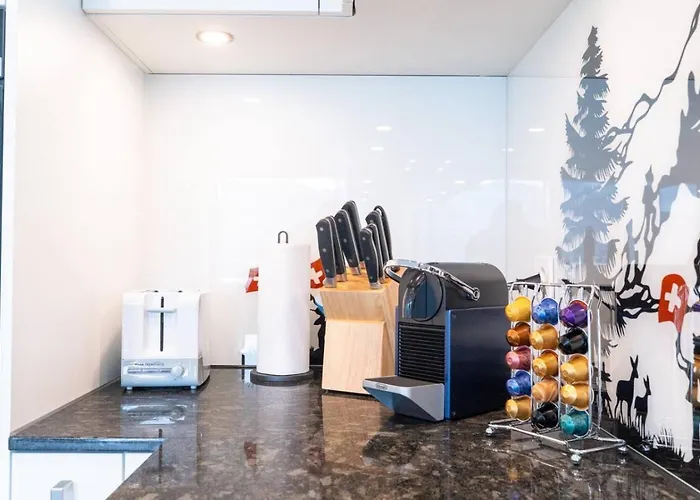 Moench In See- Und Bergnaehe, Modern, Mit Balkon, 4 Gaeste Spiez