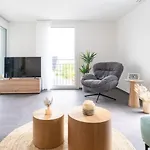 アパート Moench In See- Und Bergnaehe, Modern, Mit Balkon, 4 Gaeste シュピーツ