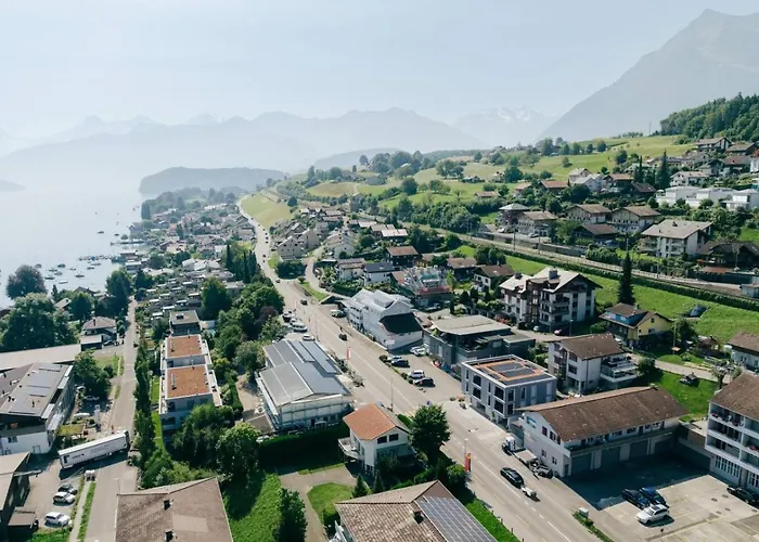 Moench In See- Und Bergnaehe, Modern, Mit Balkon, 4 Gaeste Apartman *