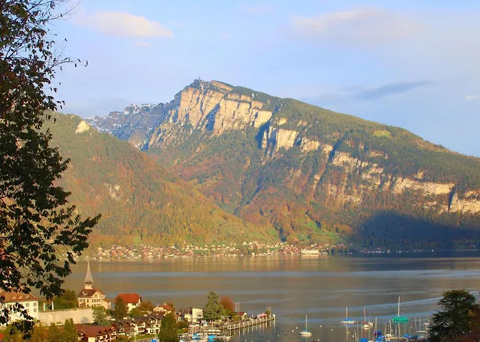 Apartman Moench In See- Und Bergnaehe, Modern, Mit Balkon, 4 Gaeste Spiez