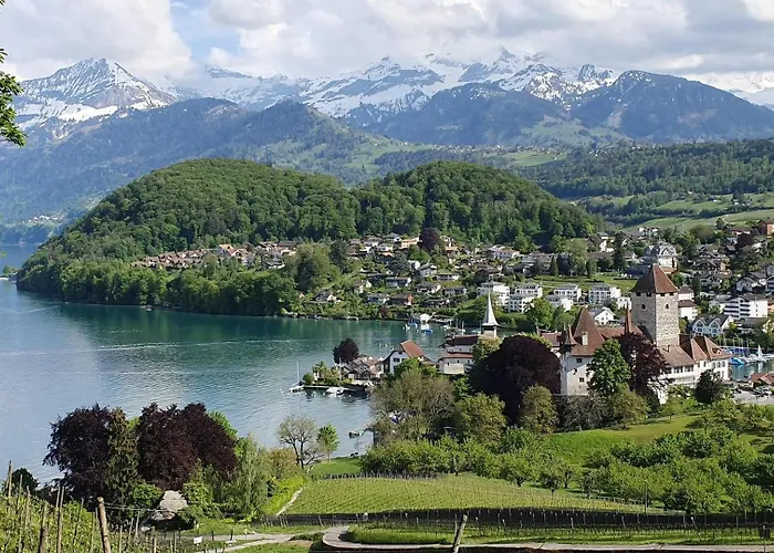 Apartman Moench In See- Und Bergnaehe, Modern, Mit Balkon, 4 Gaeste Spiez