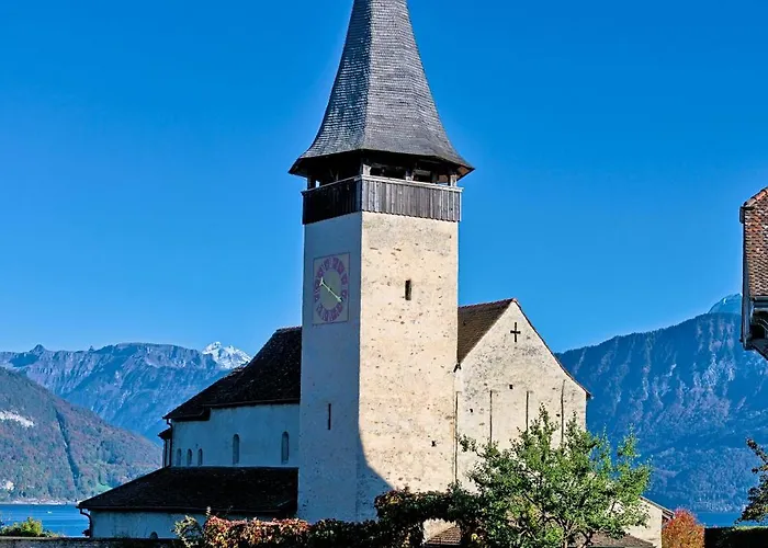 Apartman Moench In See- Und Bergnaehe, Modern, Mit Balkon, 4 Gaeste Spiez
